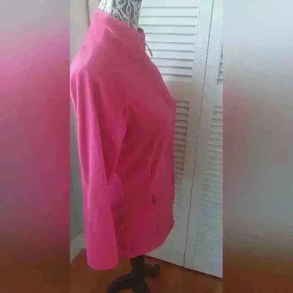 McKinley Woman's Small Hot Pink Polar fleece Super Soft Zip-Up Sweater - Picture 6 of 10